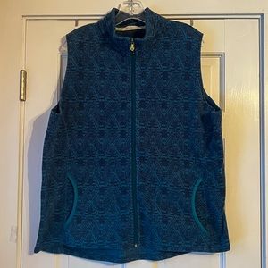 Woolrich 2XL Women’s Zip-up Vest in Blue